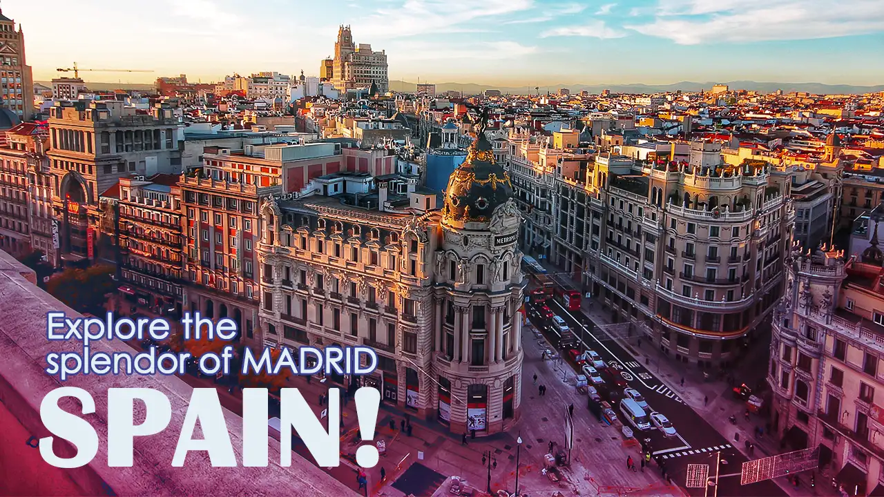 Madrid, the capital of Spain, is a city vibrant with life, culture, and history. It blends classical and modern architecture, featuring iconic landmarks like the Royal Palace and the Prado Museum. Madrid is renowned for its lively streets like Gran Via and beautiful squares such as Plaza Mayor. Its bustling nightlife and excellent restaurants offering traditional Spanish cuisine set it apart. Madrid is an ideal destination for art, history, and culture enthusiasts, offering a rich and enjoyable experience for all visitors.